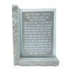 Jerusalem Stone Blessing – Stand Shabbat Candle Lighting Blessing