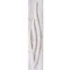 Jerusalem stone mezuzah case - White Built Shin, handmade in Jerusalem