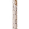 Jerusalem stone mezuzah case - Beige Rounded Side Shin, handmade in Jerusalem