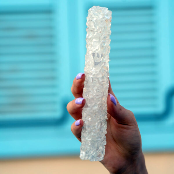 Crystal Mezuzah - Clear Quartz