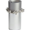 Anodized Tzedakah Box -Silver