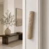 Jerusalem stone mezuzah case - Beige Travertine, handmade in Jerusalem