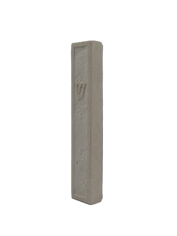 Jerusalem stone mezuzah case - Natural Frame Design, handmade in Jerusalem (view 2)