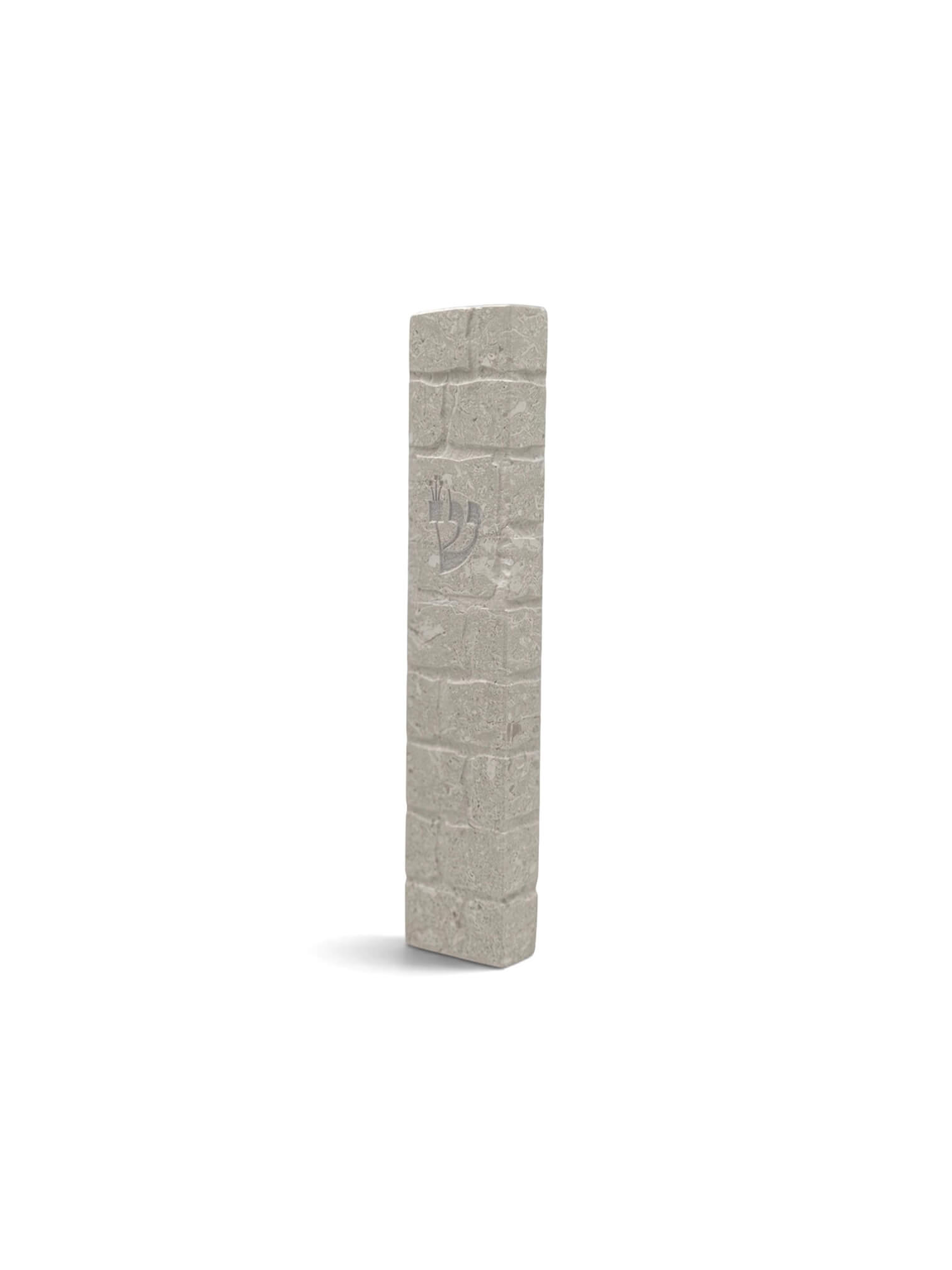 Jerusalem Stone Mezuzah - Kotel Crema Stone